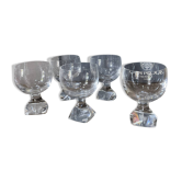 Verres à Bordeaux en cristal St Louis