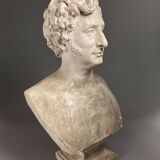Plaster bust of a man