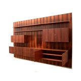 Vintage rosewood modular wall system from IDEE Möbel from the 1960s
