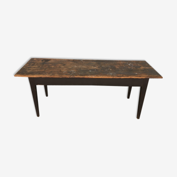 Old and large farm workshop bistro table