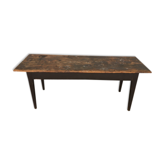 Old and large farm workshop bistro table