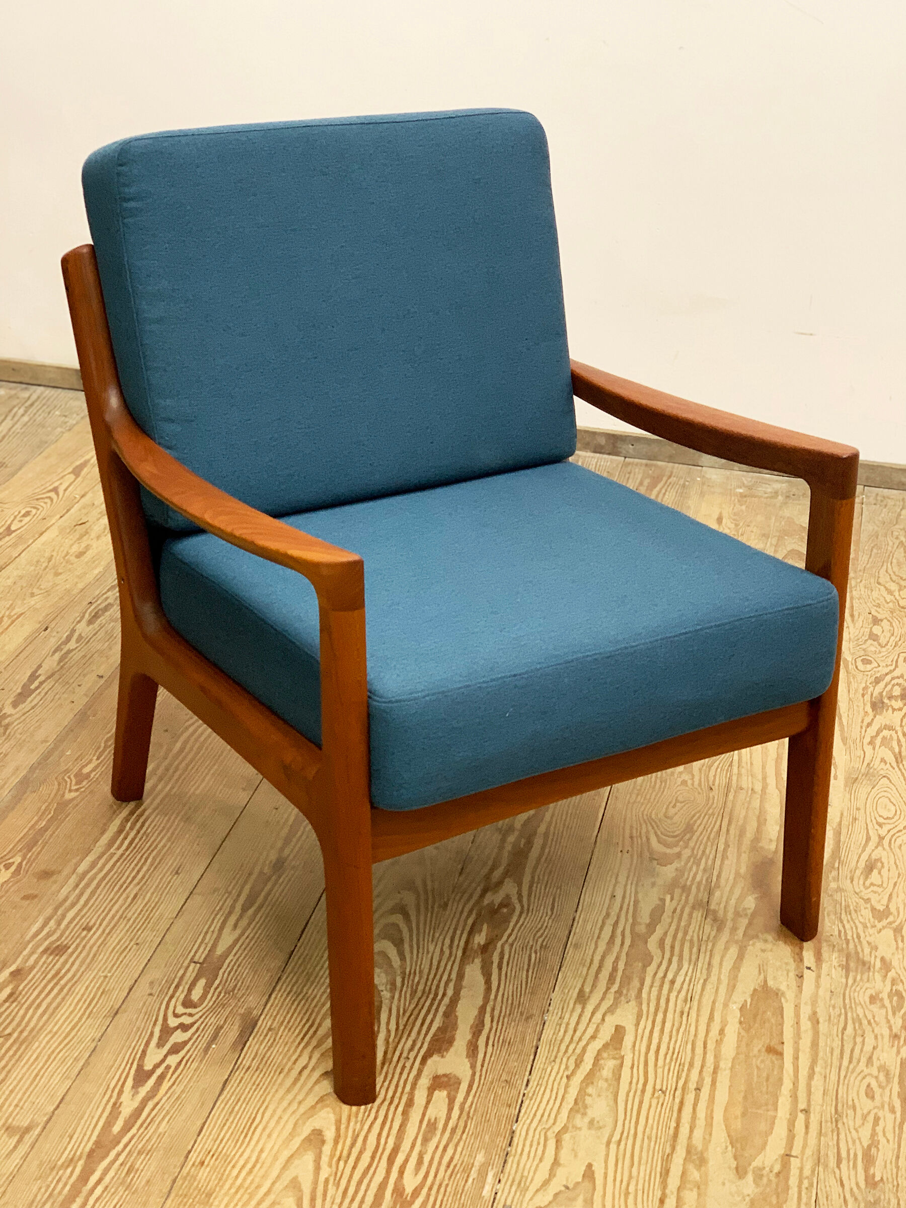 Teak armchair by Ole Wanscher for France & Son, Mid Century Modern Danish Design, 1950er
