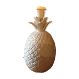 Lampe ananas porcelaine 1970