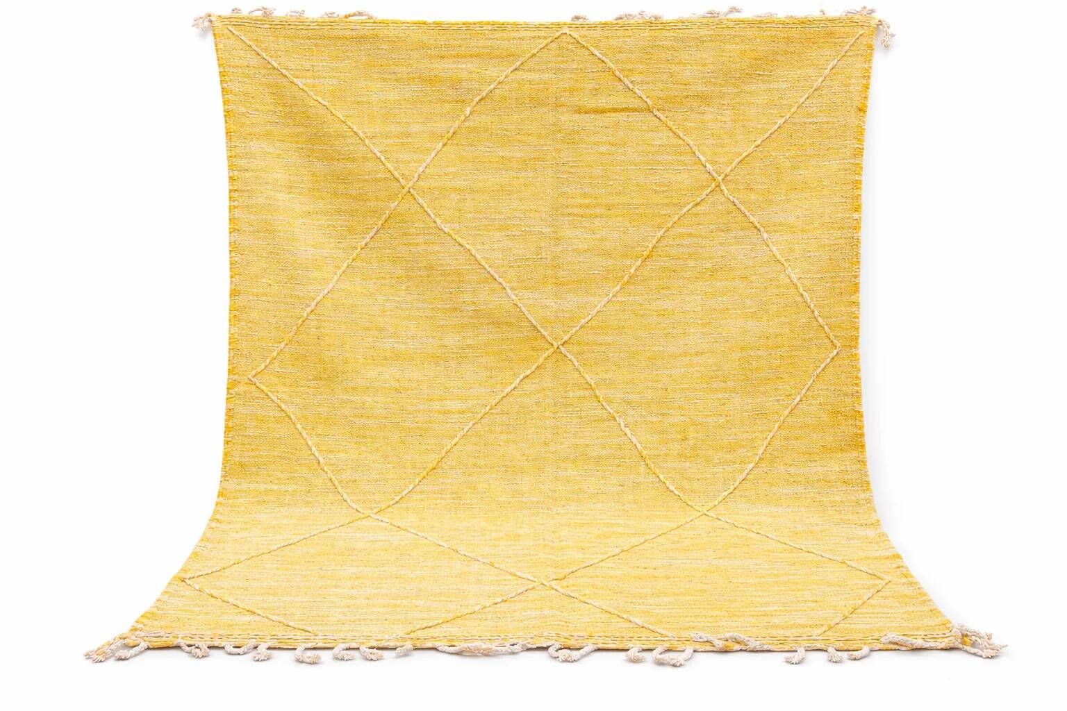 Berber rug in fine wool – Golden Diamond Light