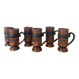 6 tasses vintage Ausella -Sicilie