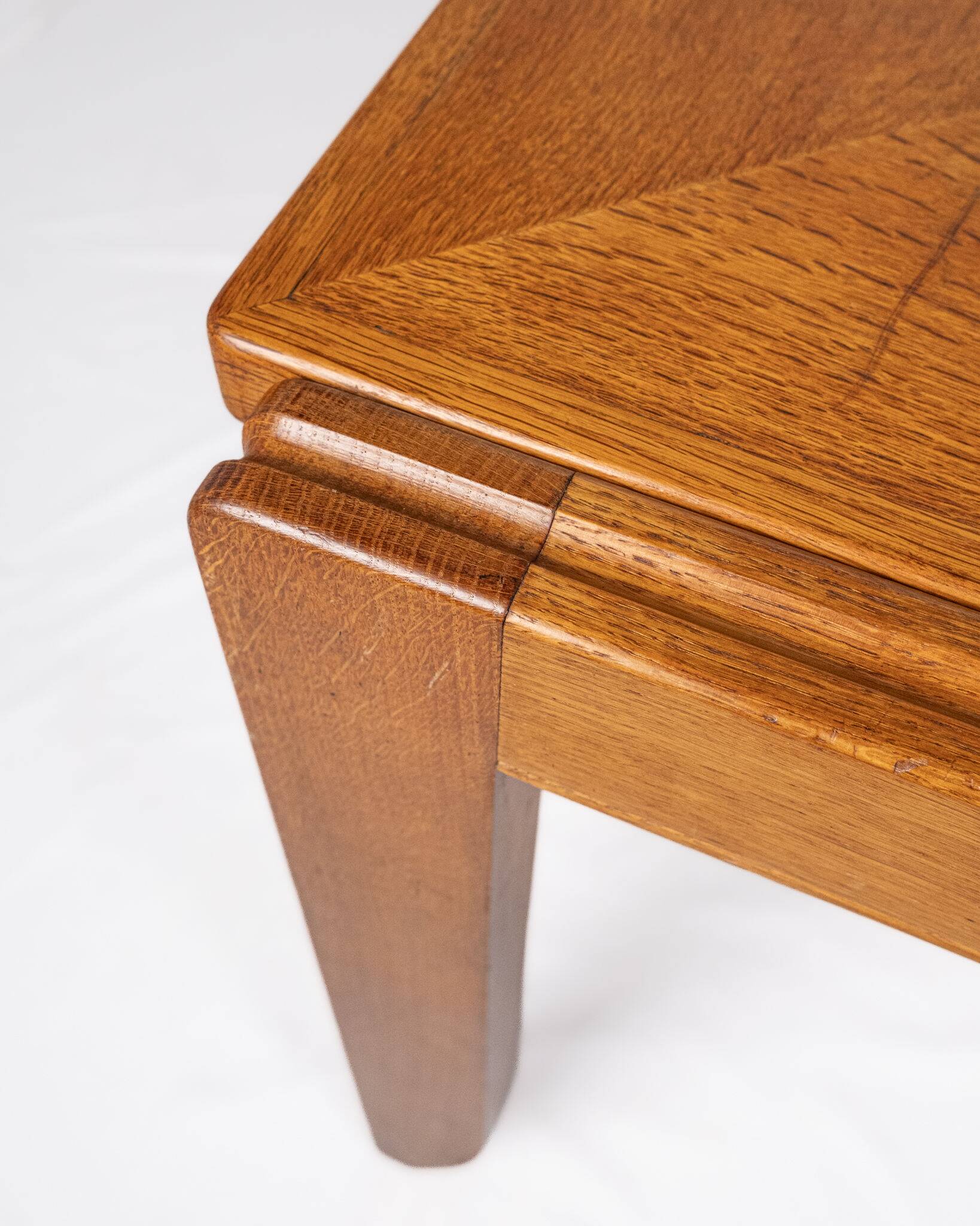 Extendable dining table, Calvados model, Guillerme and Chambron, 1960s
