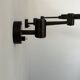 Paire d’appliques vintage orientable en laiton, France 1970