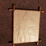 Antique bamboo mirror 63x43cm