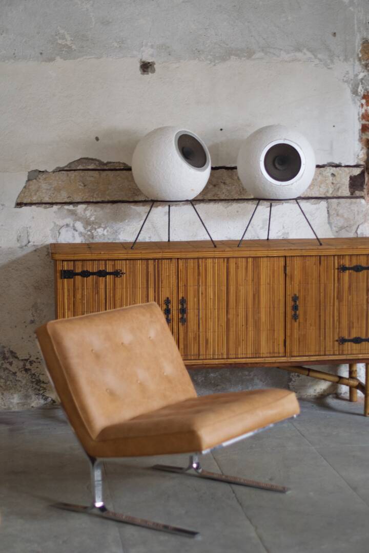 Set of 2 AS40 Bicone Supravox T215s Speakers by Joseph Léon for Elipson - 1960s