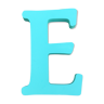 Sign letter "E"