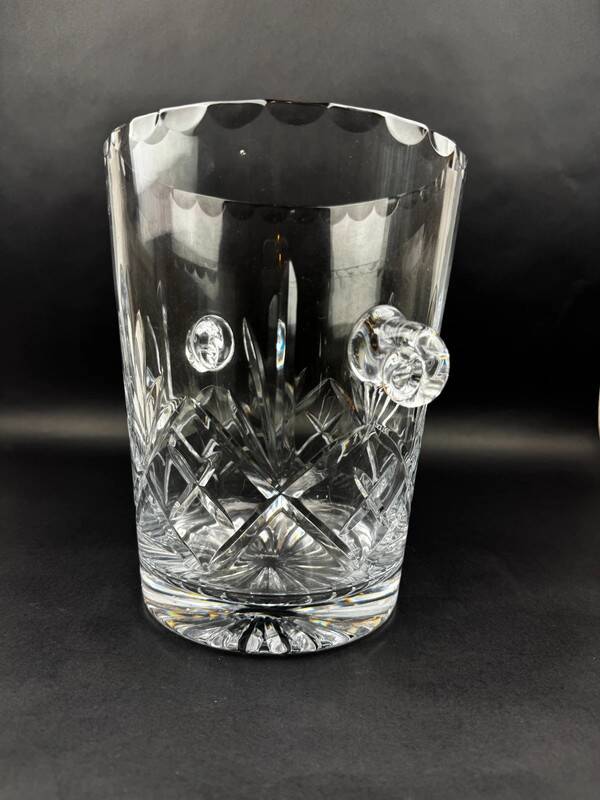 Cut crystal champagne bucket