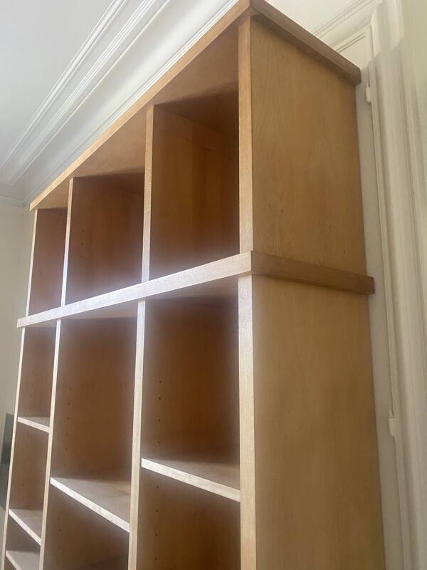 Bibliotheque modulaire en bois massif