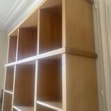 Modular library in solid wood