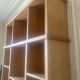 Modular library in solid wood