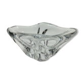 Crystal ashtray signed at Daum Point France