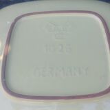 Decorative plate/serving dish in glazed ceramic from the 50s/60s, signed