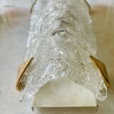 Arlus pair of Murano glass and brass wall lights