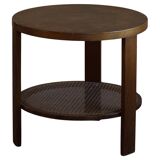Modern Danish, Lacquered Beech Side Table, Fritz Hansen, "Model 1535", 1940s