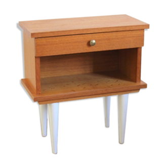 Vintage wooden bedside feet spindles