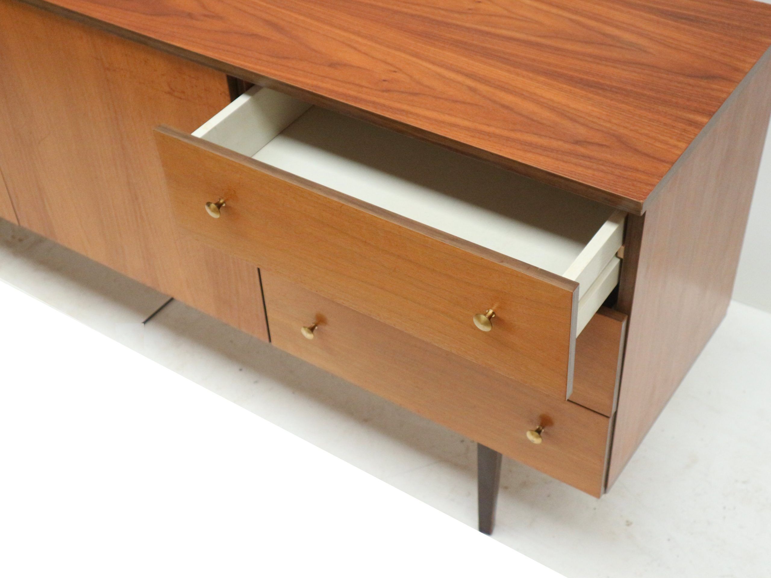 Vintage sideboard with 3 doors and drawers, dating from the 1960s