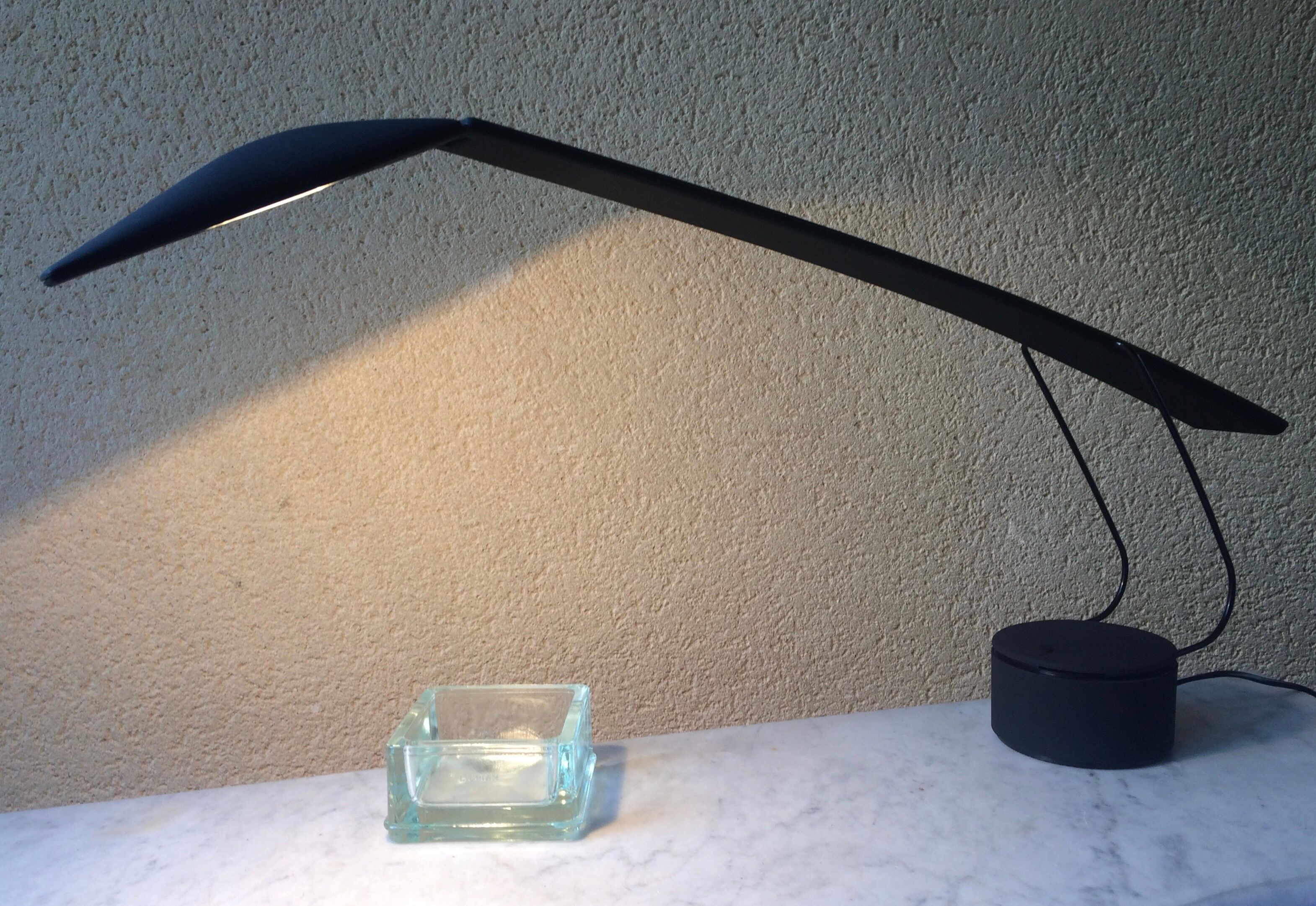 Office lamp Dove design Mario Barbaglia - Marco Colombo italianaluce vintage 80