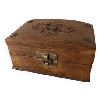 Old wooden box