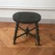 Tabouret Napoleon III noir