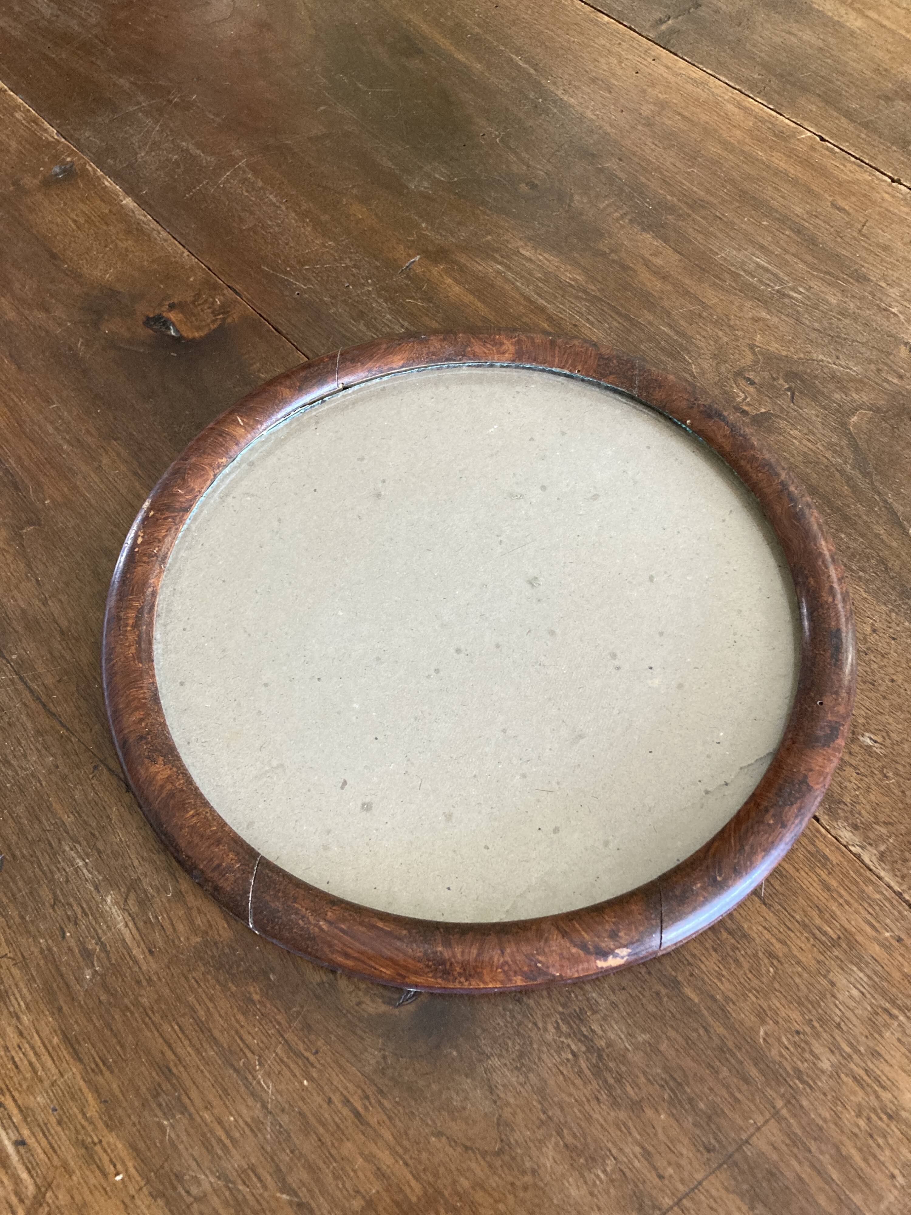 Old round frame early twentieth century