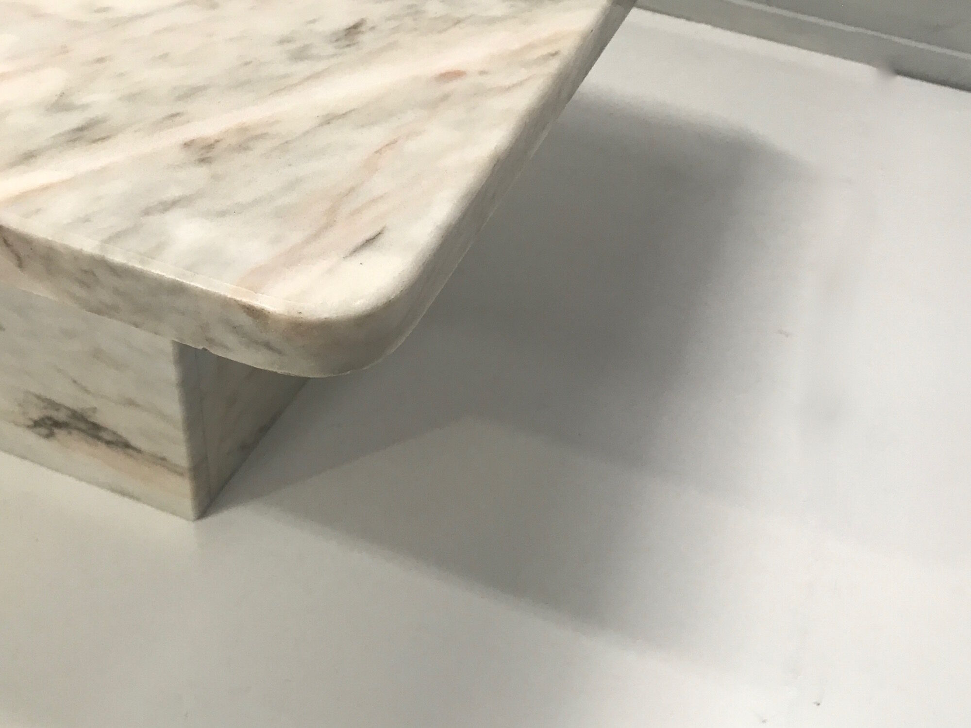 White marble coffee table 1970