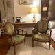 Paire fauteuils bergères style Louis XVI