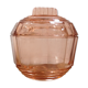 Art Deco candy in pink glass