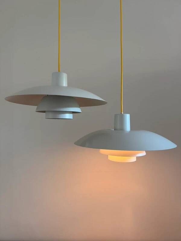 Vintage set 2x Louis Poulsen PH4/3 - Poul Henningsen - PH4 lamp