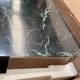 Table lounge large marbre vert inox Red Edition