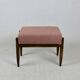 Vintage pink boucle Stool by Homa, 1970s