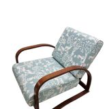 H-70 adjustable Art Deco armchair by J. Halabala, 1930s Czechoslovakia