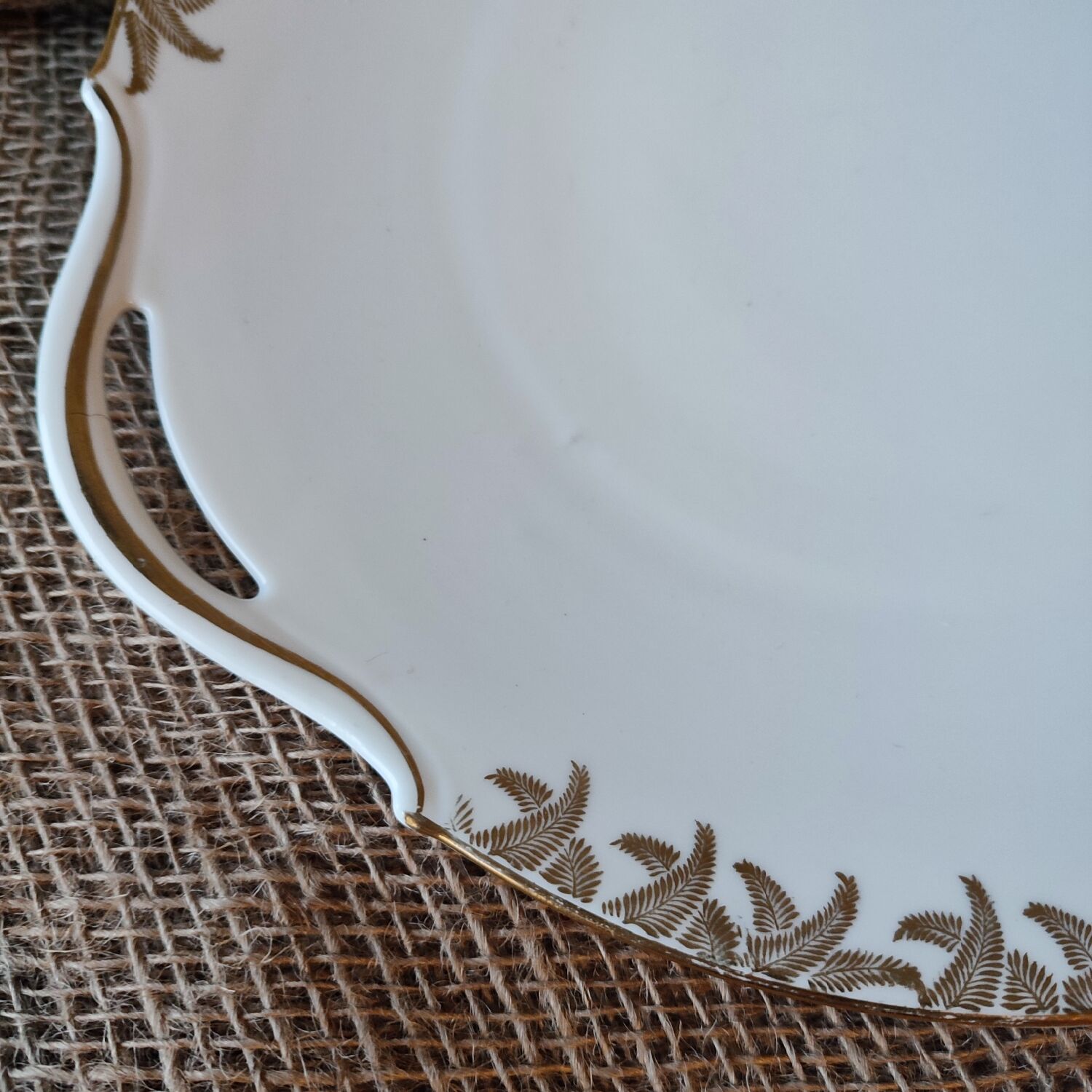 Large Limoges Art Porcelain Platter, France