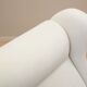 White armchair, Italian design, 1980s, production: Italy