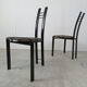 Postmodern dining chairs, 1980s set of 4