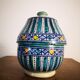 Candy pot ceramic hand painted