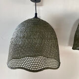 Pair of rattan suspensions