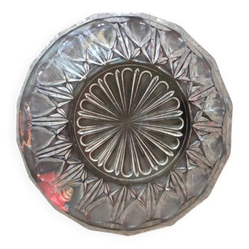 Coupe centre de table en verre moulé, Reims