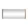Miroir mural en laiton et daim vintage 70