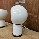 Pair of Italian design bedside lamps 1970 Valenti