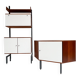 Système mural vintage Simpla Lux 2 unités, années 1960