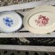 Many old round and long plates from the 60s and 70s.