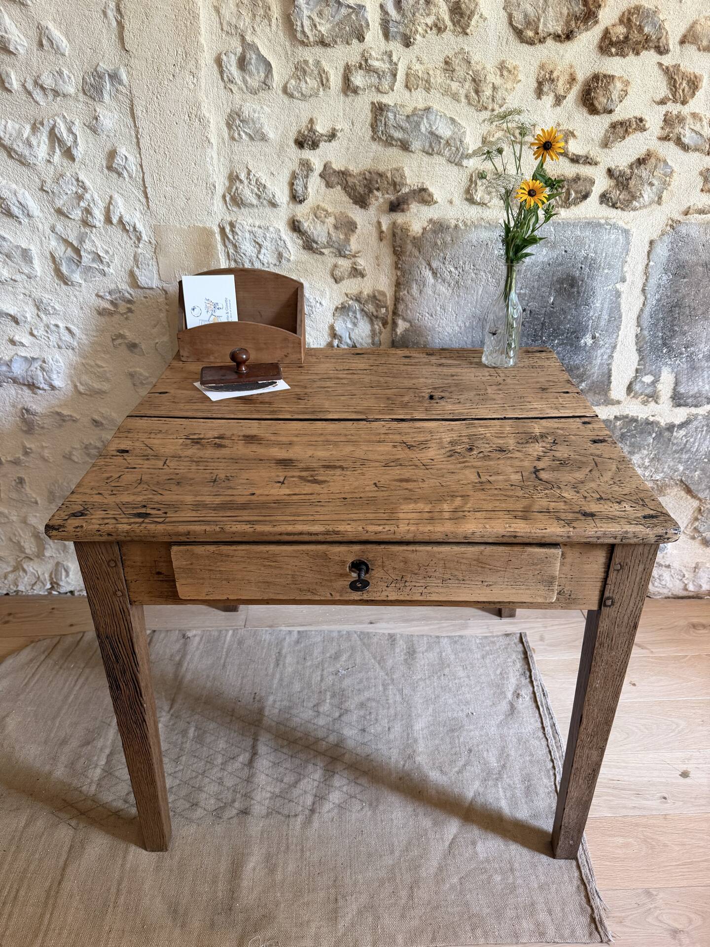 Renovated desk or side table