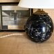Wood lamp, fabric cable, cotton shade