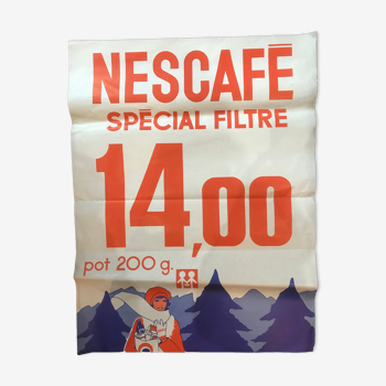 Vintage Codec Nescafé advertising poster