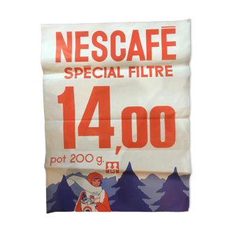 Vintage Codec Nescafé advertising poster