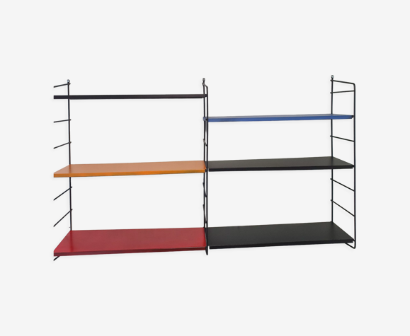 Etagere murale multicolore vintage